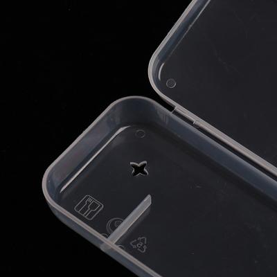Practical Plastic Clear Transparent Collection Razor Cont Case Storage Box