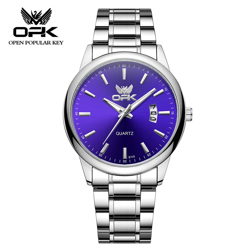 Kalender Quarz Uhr Leuchtend Wasserdicht Herrenuhr Herrenuhr