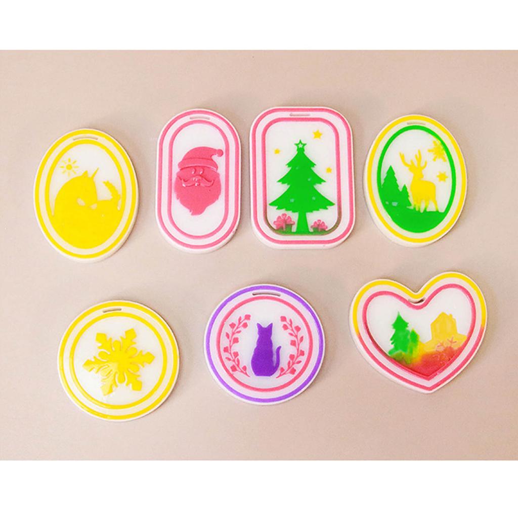 Listing Pendant Mold Silicone Epoxy Molds Christmas Ornament Casting Molds DIY Crafts Making Tools Home Decorations