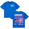 2026 Rapper Omar Courtz Primera Musa Gothic Unisexs Womens Double Sided T Shirts Oversized Cotton Vintage Pop Short Sleeve Tshirt