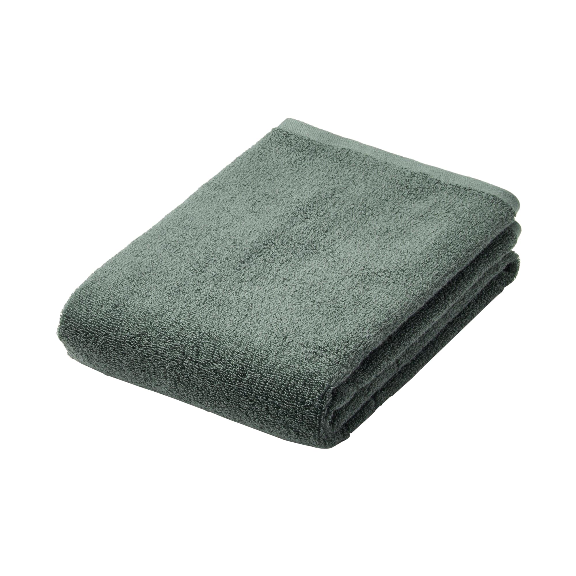 

MUJI Fluffy Pile Bath Towels, Set of 4, 60 x 120 cm, Green/Soft, 84705472
