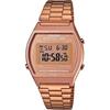 CASIO Digital Wristwatch Vintage Series B640WC-5A Unisex Rose Gold Overseas Model