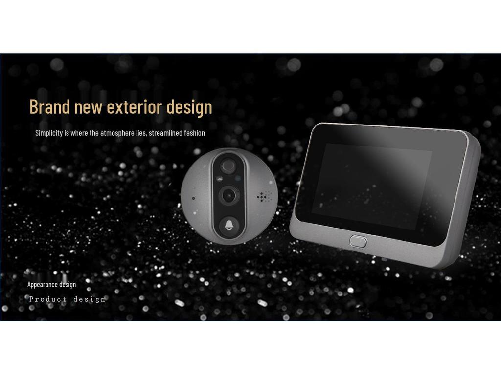 WiFi Smart Tuya Video Doorbell and Surveillance Camera with Remote Control and Wireless Connectivity
