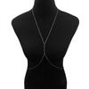 Metal Ladies Body Chain Sexy Cutout Style Bikini Chest Chain Decorative Jewelry