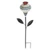 Plant-Themed Nectary-Bird Station with Pointed Ground Stake, Decorative Food or Water Point for Outdoor Lawn Placement