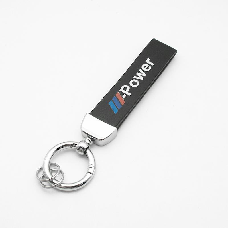 3D Metal Leather Emblem Car Keychain Key Chain Key Rings Bag For BMW X1 X3 X5 X6 X7 F20 F22 F23 F85 F86 E90 E91 F32 F33 F34 F36