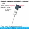 RTD PT100 Temperature sensor Transmitter 4-20mA 0-10V RS485 Temperature Transducer