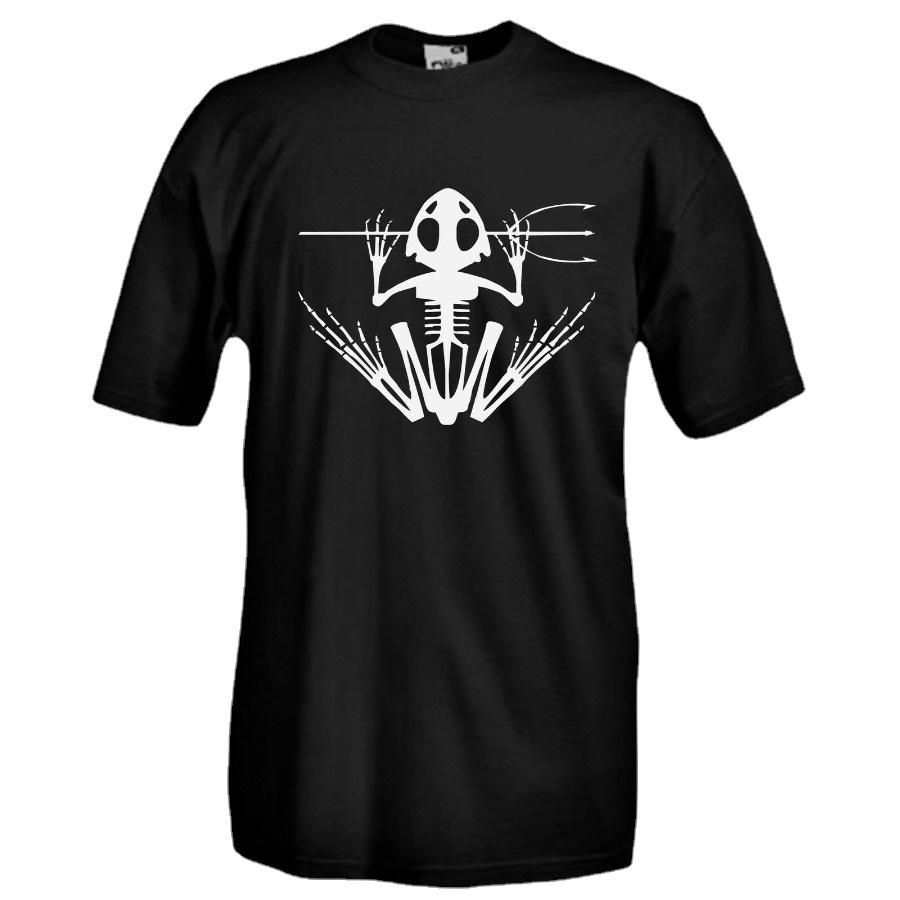 Naval Seals Seal Team Six Frog Skeleton Tridente Launch  TShirt Premium Cotton Short Sleeve ONeck Mens T Shirt New