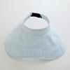 Irregular brim cotton empty top sun hat children versatile travel UV protection foldable sun tide