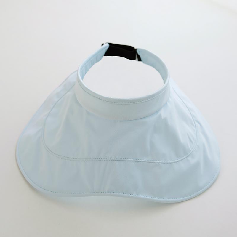 Irregular brim cotton empty top sun hat children versatile travel UV protection foldable sun tide