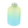 Gradient Water Bottle Plastic Portable Large Capacity Drinking Bottle for Outdoor Sports Gradient