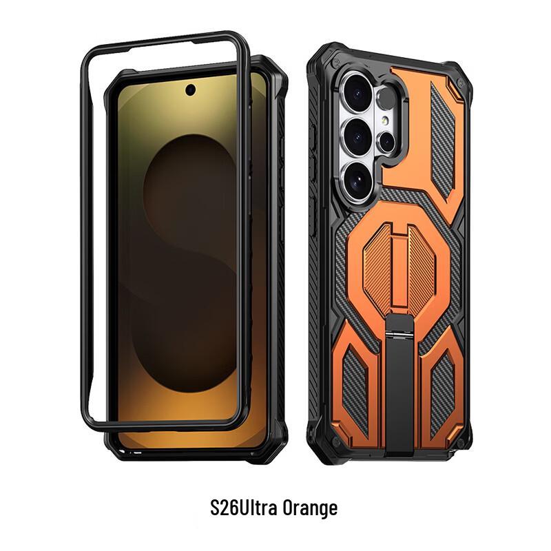 Магнитный ударопрочный чехол CAXITON для Samsung S26 Ultra
