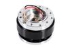 6 Hole Car Steering Wheel Quick Release Hub Adapter Snap Off Boss Kit Black