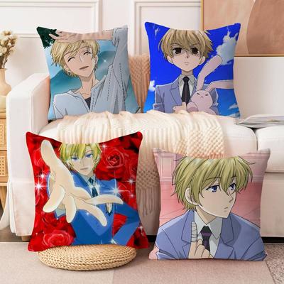 Ouran High School Host Club Tamaki Pillowcase Toon Gift Cushion Cover Bedroom Home Sofa Chair Seat Decor Pillow Case