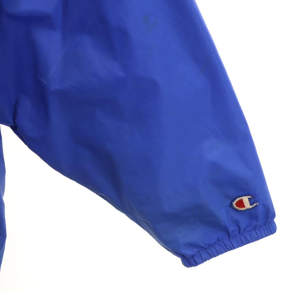 Champion 90s Old USA Made Blue Tag Nylon Jacket XL Blue Hoodie Men's Used