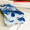 2DFlat Blue Leopard on Tree Branch All inclusive film hard iPhone case, compatible with iPhone 18 Pro Max 17 16 15 14 13 12 11