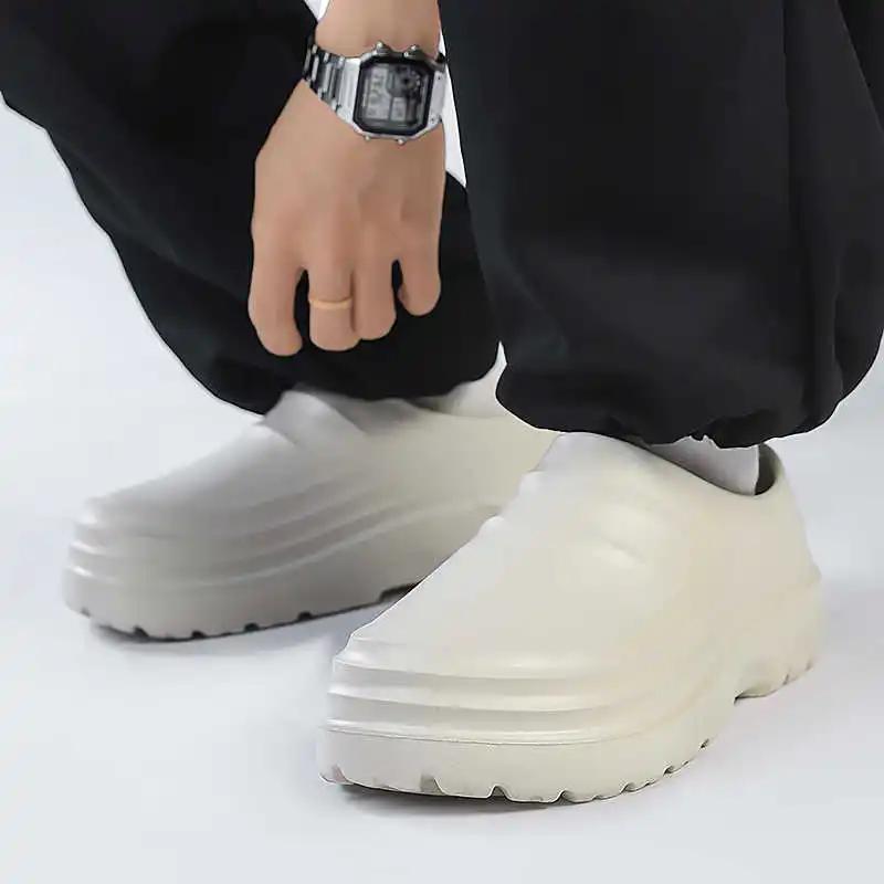 Fashion Mocassim Non-slip Sole Flip Flops For Teenager Slippers Beach Sandals Men's Shoes Original Brands Sneakers Sports Factory