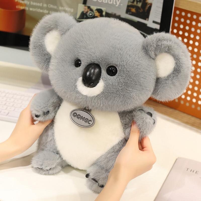 Lifelike Koala Plush Toy Stuffed Animals Koala Bear Baby Doll Kids Sleeping Huggable Pillow for Children Creative Sweet Gifts