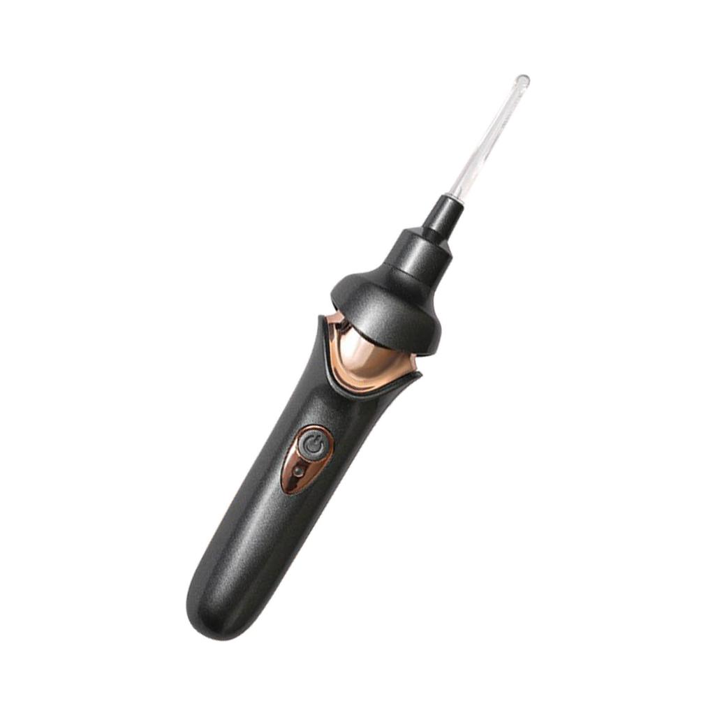 Luminous Electric Suction Ear Spoon Rechargeable Ear Pick Ear Cleaner Wax Removal Tool with LED Light for Children Adults