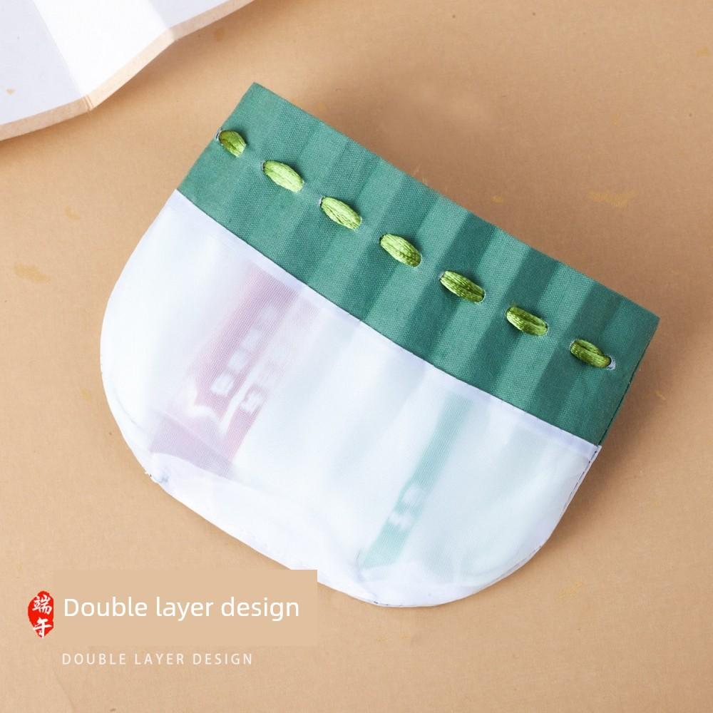 Dragon Boat Festival Fragrance Sachet Empty Bag Handmade DIY Hanging Ornament Mosquito Repellent Bag Mugwort Vintage Style Embroidered Empty Pouch