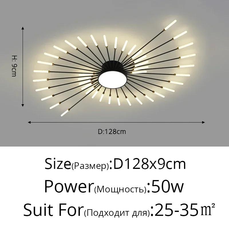 Minimalistischer LED-Deckenleuchter, Küchenbeleuchtung, Heimdekoration, dekorative Lampe mit Fernbedienung für Schlafzimmer, Wohnzimmer