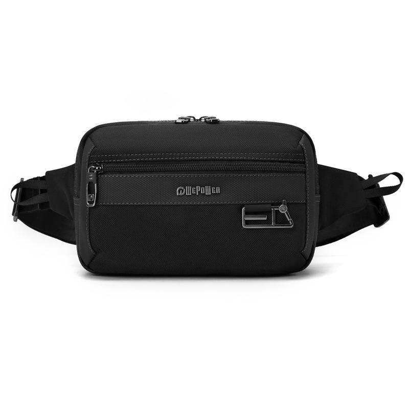 Minimalist Handheld Chest Bag Business Korean Style Men s Crossbody Bag Casual Sports Phone Shoulder Pouch чёрный