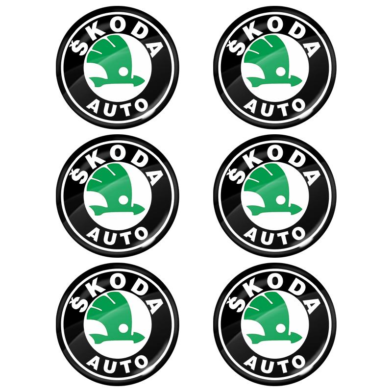 2/4/6 ks Samolepka na klíčovou dírku zámku dveří auta Znak Ochranná samolepka na auto pro Škoda Octavia Enyaq Rapid Karoq Derivati Fabia Kodiaq Kamiq Superb Yeti