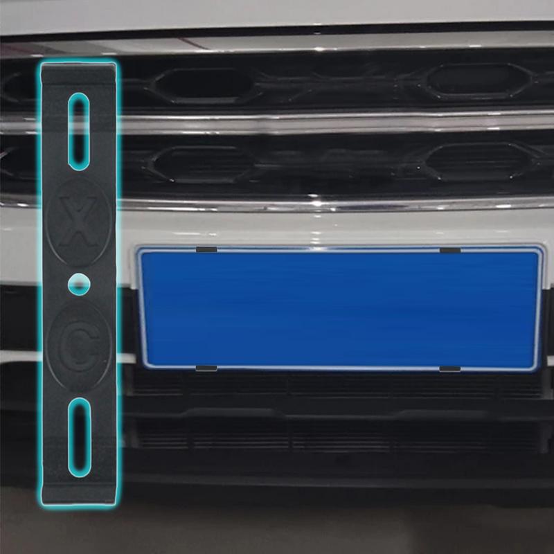 Frameless License Plate Holder 4PCS Weather-Proof Car Tag Holder Car Plate Frame for Front and Rear Car Tags Car Accessories