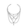Punk Adjustable Arm Chain with Tassel - European & American Style Beach Arm Bangle