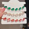 Elegant Zircon Water Drop Jewelry Bracelet For Womens Fashion Accessories