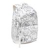 Li Ning Sports Casual Adjustable Shoulder Strap Zipper Backpack Unisex Backpack Off-White ABST155-2