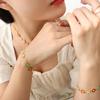 Personalized Pastoral Style Colorful Sunflower Necklace & Bracelet Set