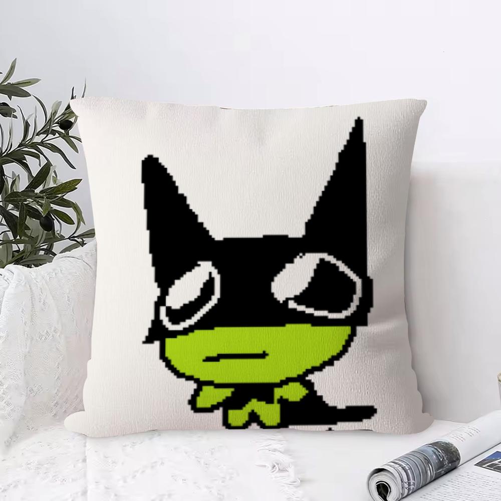 

Candy Color Paradox Cushion Cover Anti-dustmite Pillowcase Invisible Zipper Silky Short Plush Sofa Cushion Cover 30cmx30cm