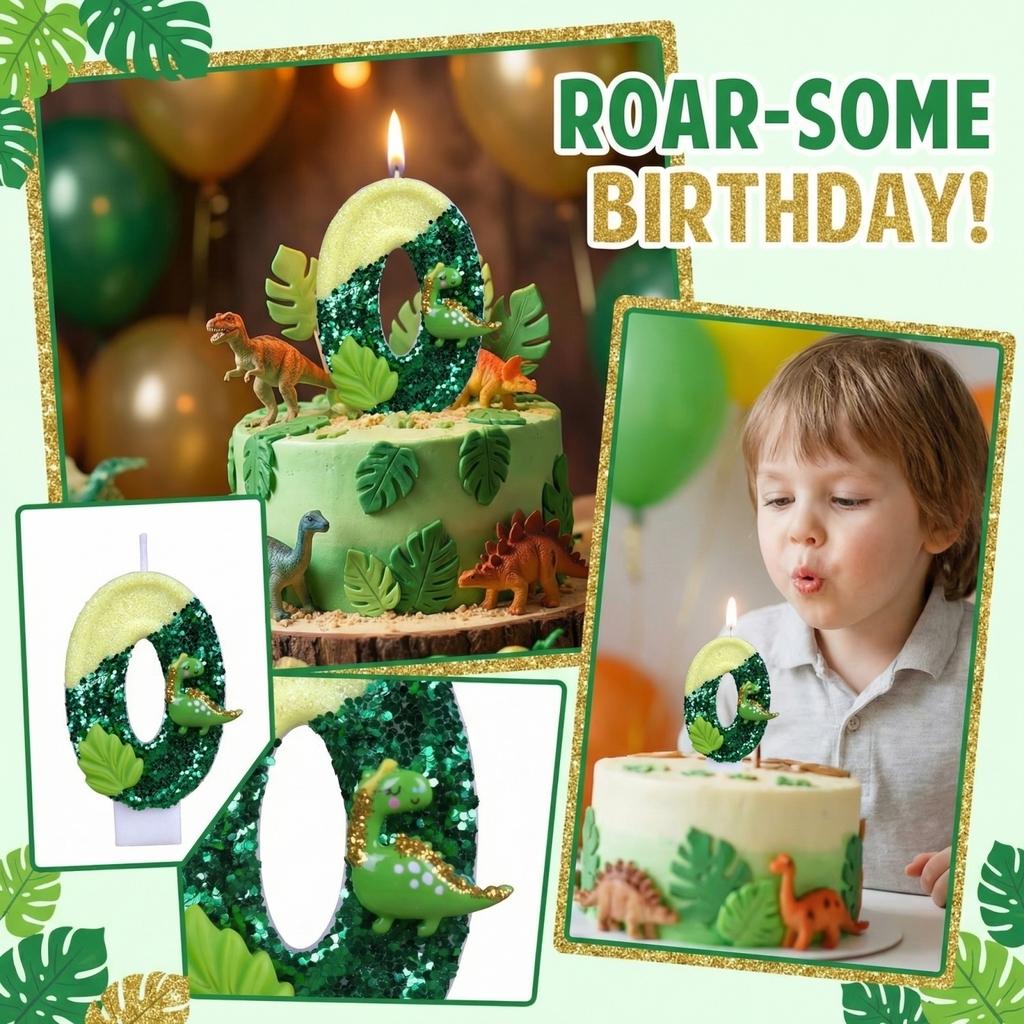 Fashion Cartoon Creative Birthday Candles Party Digital Candles