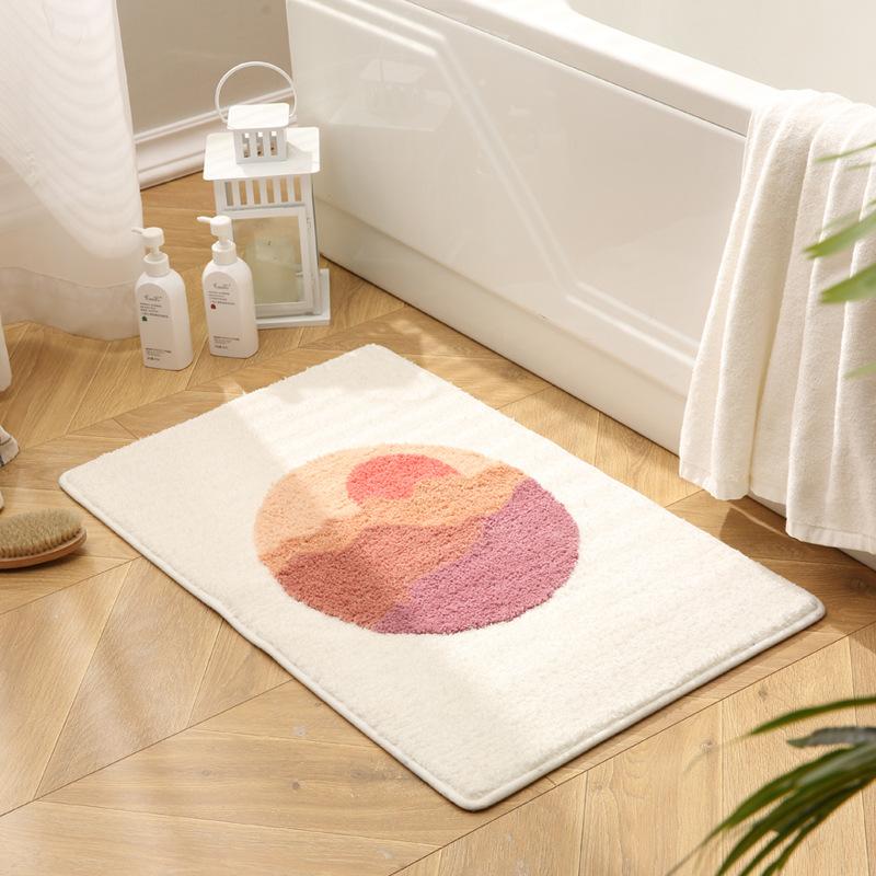 Bathroom Absorbent Floor Mat, Bathroom Door Stepping Foot Pad, Cute Non-slip Mat, Household Carpet Door Mat, Door Mat