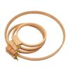 Round Wood Stitching Hoop Spring Clip Round Embroidery Hoop Stitching Embroidery Frame for Embroidery Sewing Stitching