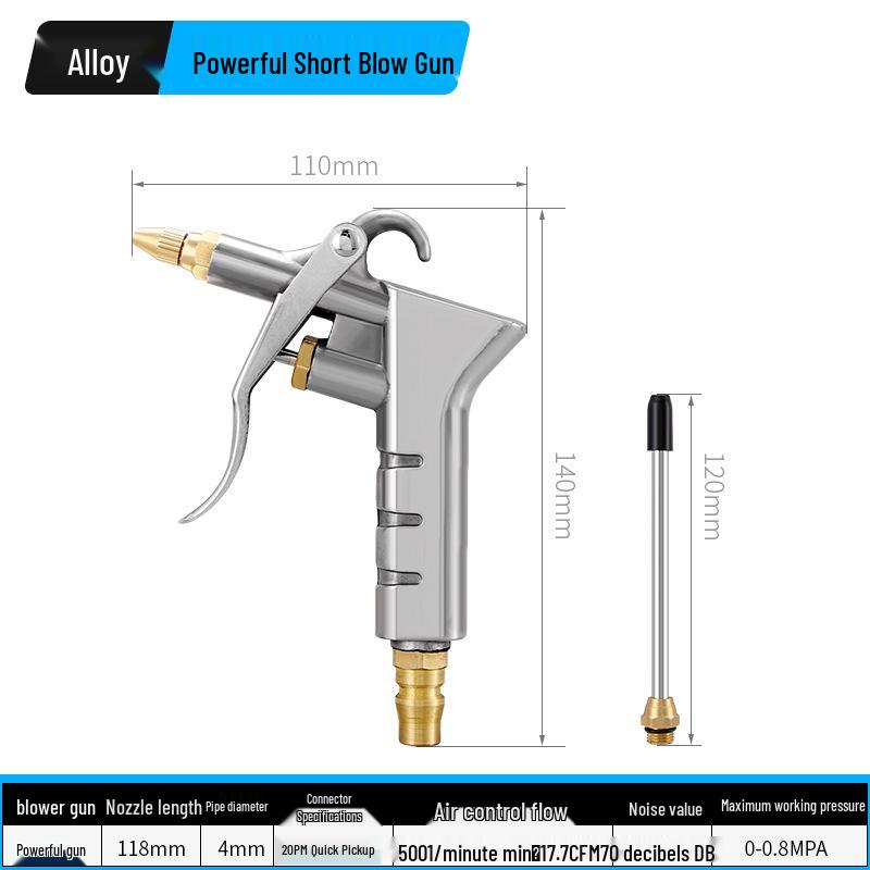 High-Pressure Air Duster Gun for Dusting and Blowing