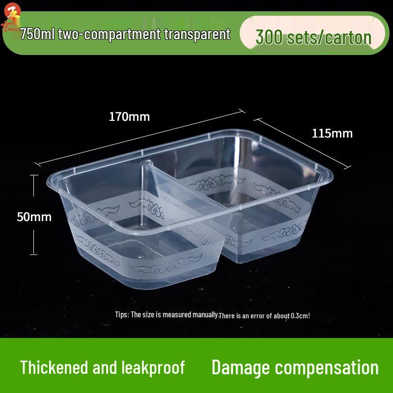 Disposable Multi-Compartment Takeout Containers