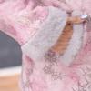 2025 Stylish Printed Fur Collar Winter Jacket for Middle-aged & Elderly Women