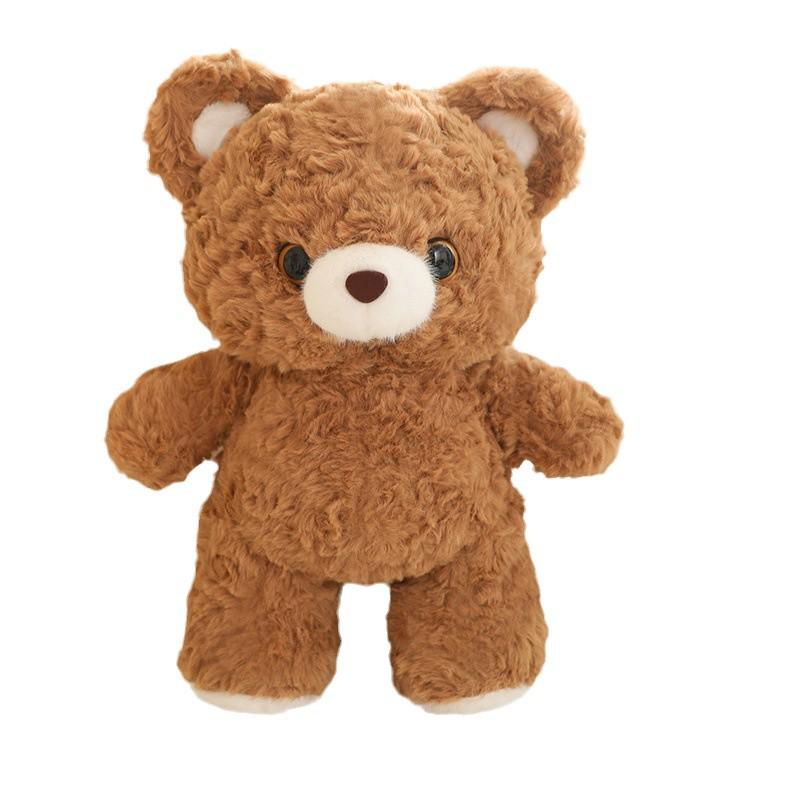 Adorable Zai Zai Bear Plush Toy - Cute Cartoon Teddy with Bib, Perfect Gift!