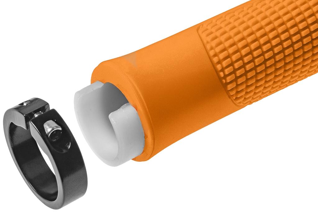 Wag Mtb Pro Grips / Handles / Grips, Orange-black, 135 Mm