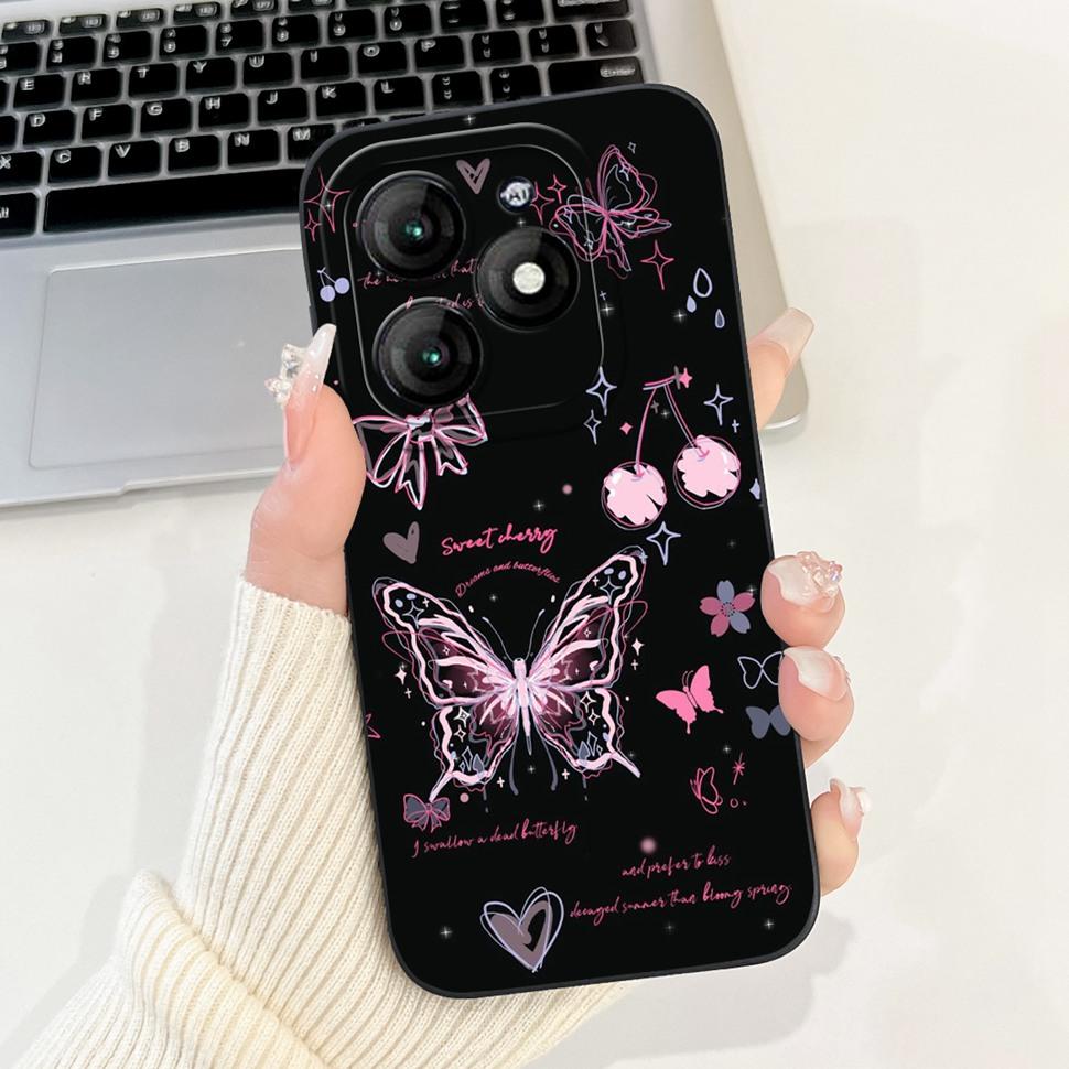 For Itel A70 A665L Case Soft Silicone Fashion Rabbit Phone Cover For Itel A 70 A70 Fundas ItelA70 Casing Shockproof Cover