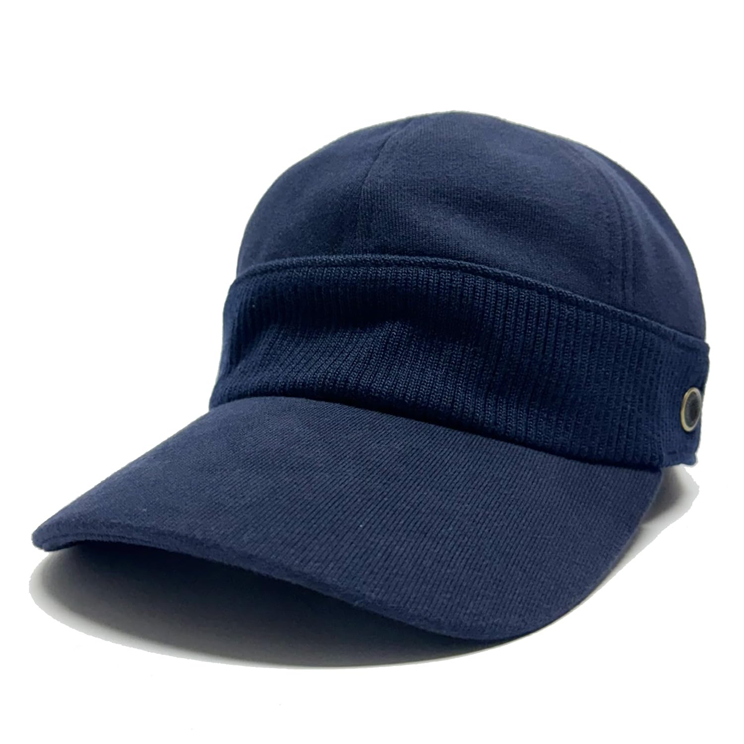 

of Large Size Rib Cap Cap Popular Design Soft Sweat Material Washable Hat Soft Material with Beautiful Shape Adjustable XL Navy [Sense Grace]