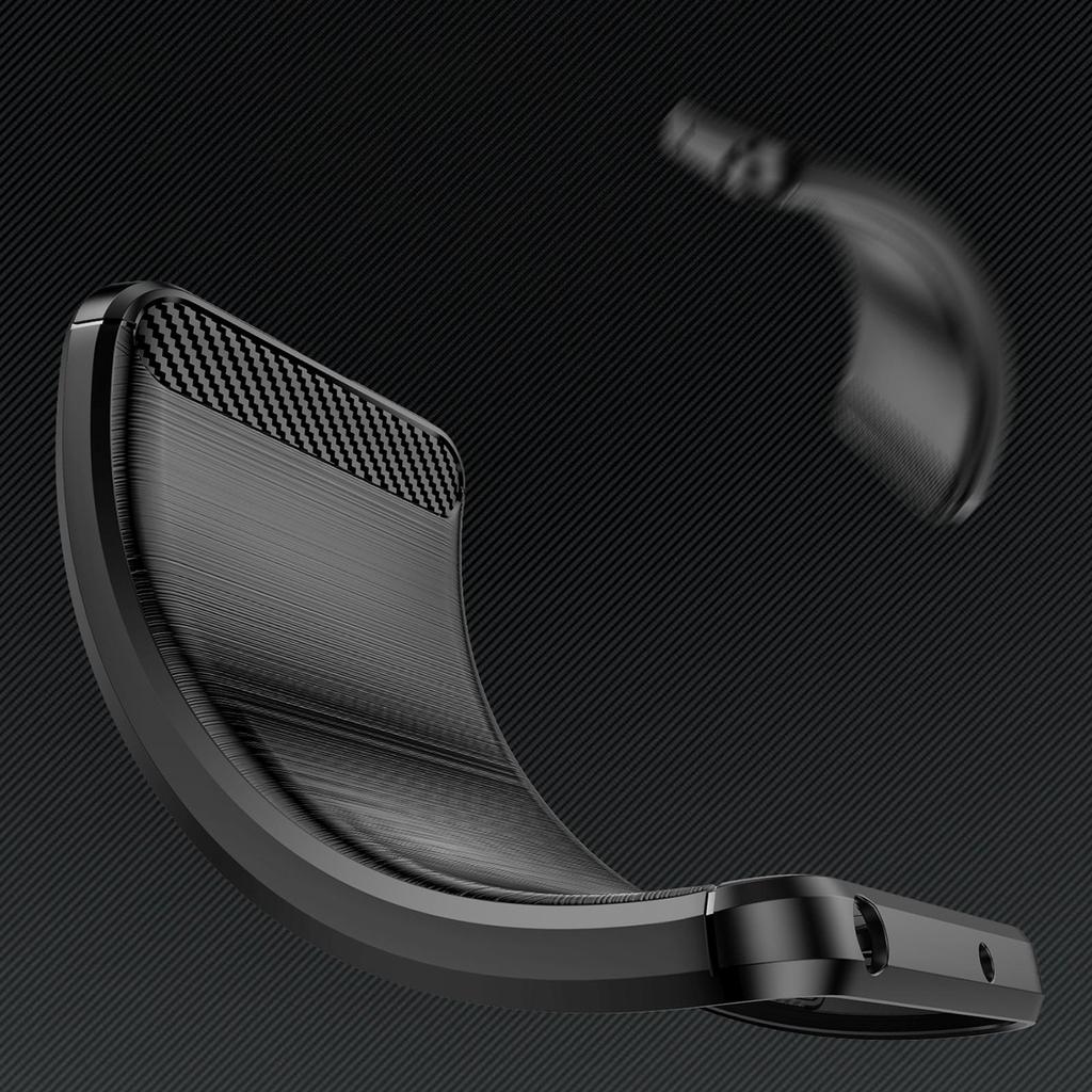 Etui pokrowiec ochronny na iPhone 17 Pro Carbon Case - czarne
