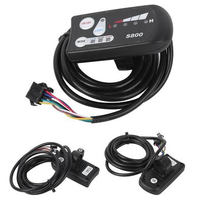 EBicycle Lithium Battery LED Meter S800 Display Horizontal Black & White Screen
