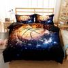 Fantastic Basketball Duvet Cover Set Uk Single Double King US Twin Full Queen King Bed Linen Set Basketball Cartoon Bedding Set
