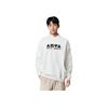 Anta Lifestyle Series National Trend Print Relaxed Round Neck Casual Long Sleeve Sweatshirt Men sweatshirt Ivory 152448713N-1
