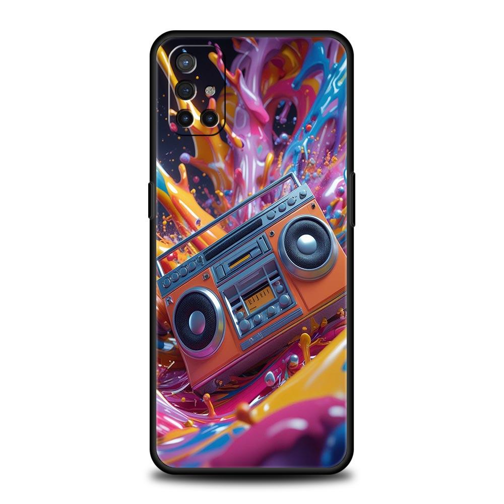 Retro Recording Device Phone Case For Oneplus 13R 13 12R 11 10T 10R Nord N100 N200 N10 10 9 9R 9RT CE 3 2 Z Pro Soft TPU Cover