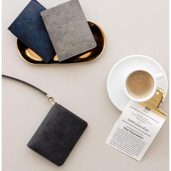 Money Card Wallet + Neck Strap Set