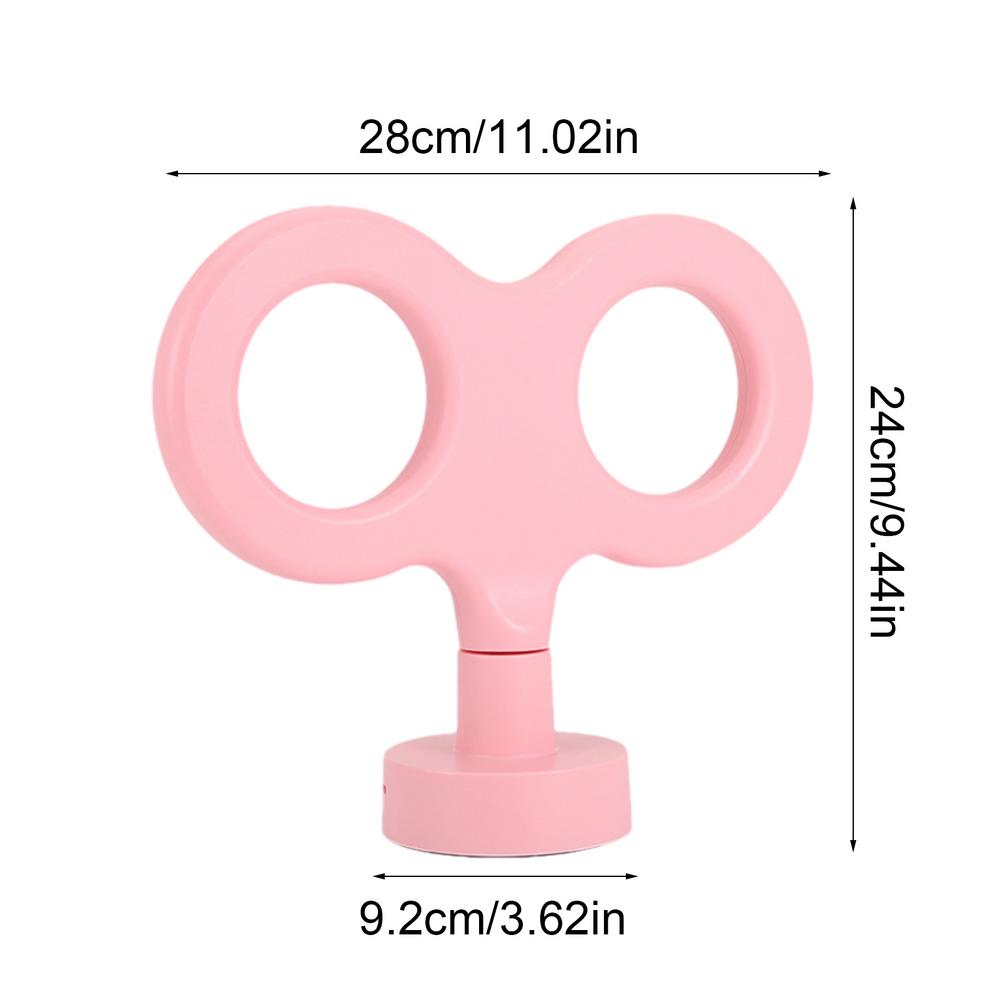 

3D-обертовий автомобільний електричний заводний ключ Орнамент для дверей багажника/даху автомобіля USB-зарядка Пульт дистанційного керування Авто зовнішній заводний ключ рожевий